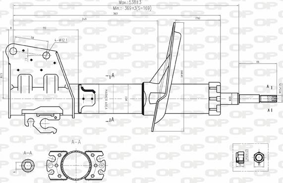 Open Parts SAB8144.31 - Амортизатор unicars.by