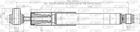 Open Parts SAB8156.32 - Амортизатор unicars.by