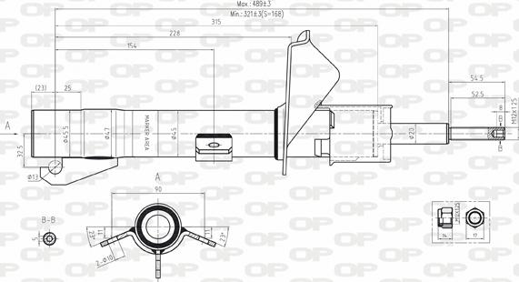 Open Parts SAB8150.31 - Амортизатор unicars.by