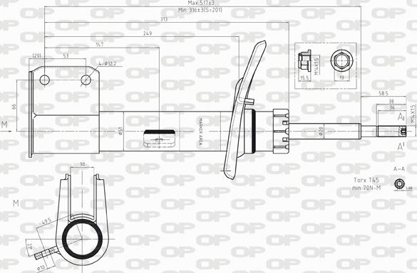 Open Parts SAB8151.31 - Амортизатор unicars.by