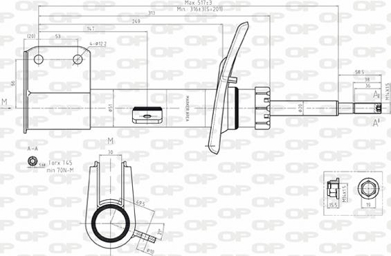 Open Parts SAB8152.31 - Амортизатор unicars.by