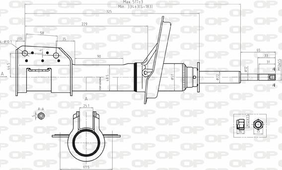 Open Parts SAB8157.31 - Амортизатор unicars.by