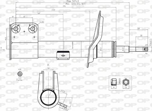 Open Parts SAB8105.31 - Амортизатор unicars.by