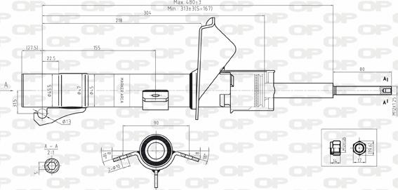 Open Parts SAB8103.31 - Амортизатор unicars.by