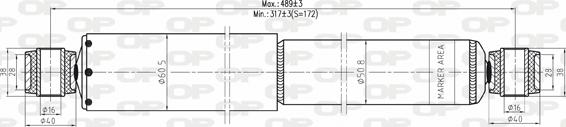 Open Parts SAB8115.32 - Амортизатор unicars.by