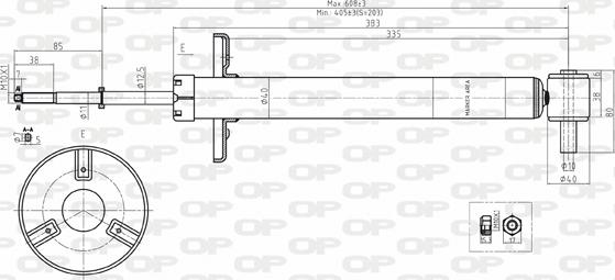 Open Parts SAB8129.32 - Амортизатор unicars.by