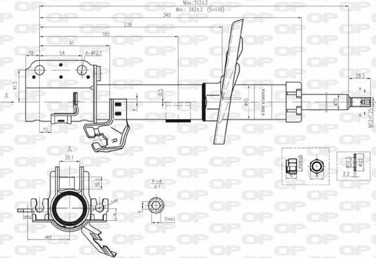 Open Parts SAB8176.31 - Амортизатор unicars.by