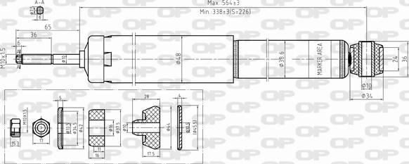 Open Parts SAB8390.32 - Амортизатор unicars.by