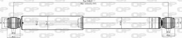 Open Parts SAB8341.32 - Амортизатор unicars.by