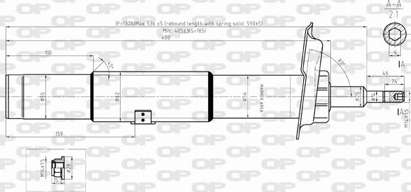 Open Parts SAB8343.31 - Амортизатор unicars.by