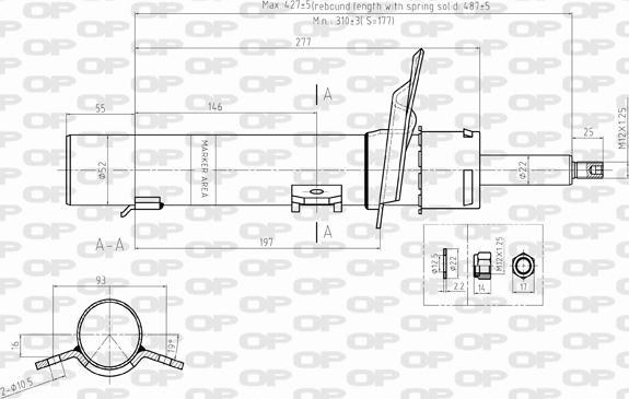 Open Parts SAB8347.31 - Амортизатор unicars.by