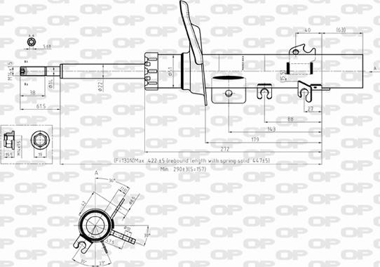 Open Parts SAB8359.31 - Амортизатор unicars.by