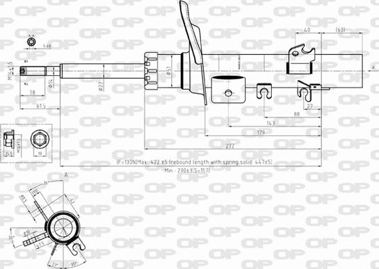 Open Parts SAB8360.31 - Амортизатор unicars.by