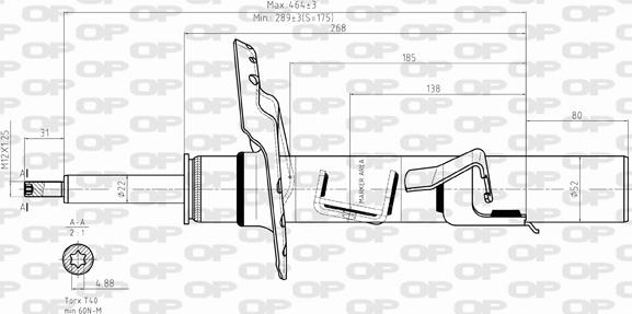 Open Parts SAB8386.31 - Амортизатор unicars.by