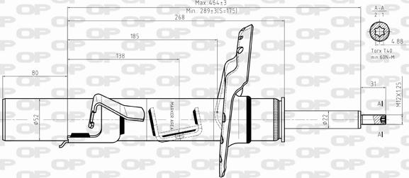 Open Parts SAB8387.31 - Амортизатор unicars.by