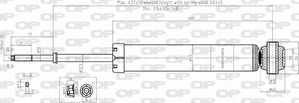 Open Parts SAB8331.32 - Амортизатор unicars.by