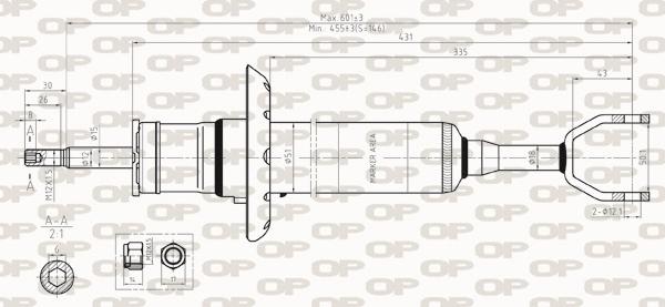 Open Parts SAB8324.31 - Амортизатор unicars.by