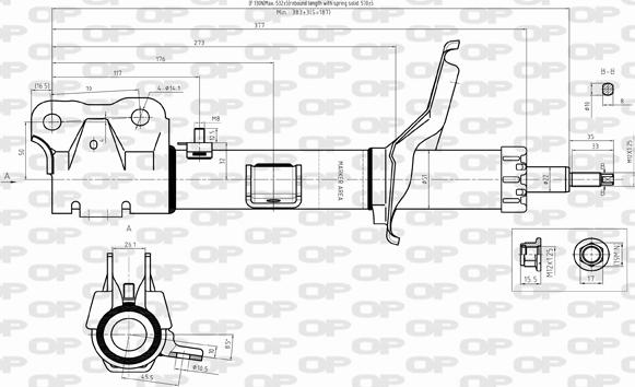 Open Parts SAB8321.31 - Амортизатор unicars.by