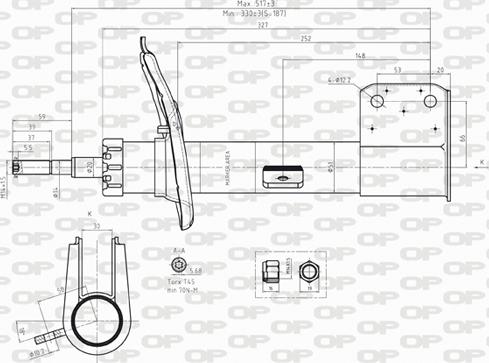 Open Parts SAB8242.31 - Амортизатор unicars.by