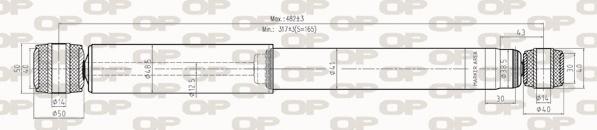 Open Parts SAB8264.32 - Амортизатор unicars.by