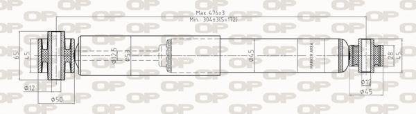 Open Parts SAB8260.32 - Амортизатор unicars.by