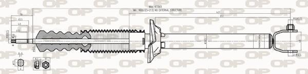 Open Parts SAB8283.32 - Амортизатор unicars.by