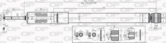 Open Parts SAB8228.32 - Амортизатор unicars.by