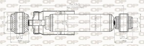 Open Parts SAB8276.32 - Амортизатор unicars.by