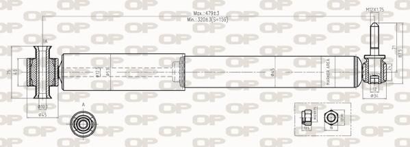 Open Parts SAB8271.32 - Амортизатор unicars.by