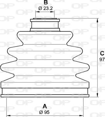 Open Parts SJK7092.00 - Пыльник, приводной вал unicars.by