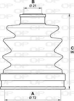 Open Parts SJK7176.00 - Пыльник, приводной вал unicars.by