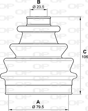 Open Parts SJK7237.00 - Пыльник, приводной вал unicars.by