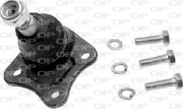 Open Parts SSB1003.10 - Шаровая опора, несущий / направляющий шарнир unicars.by