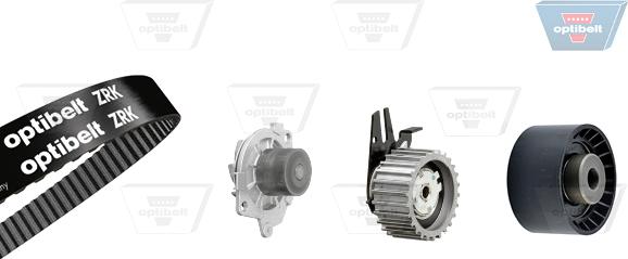 Optibelt KT 1524 W1 - Водяной насос + комплект зубчатого ремня ГРМ unicars.by