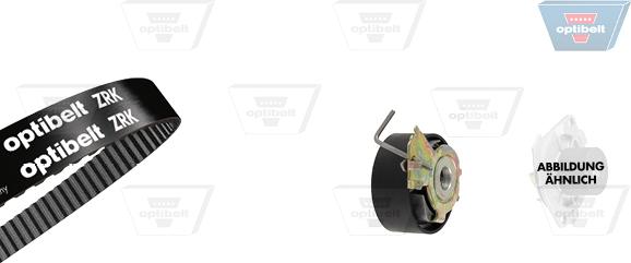 Optibelt KT 1398 W1 - Водяной насос + комплект зубчатого ремня ГРМ unicars.by