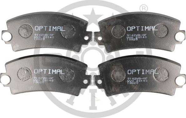 Optimal 9142VA - Тормозные колодки, дисковые, комплект unicars.by