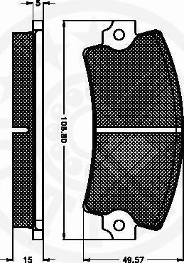 Optimal 9142 - Тормозные колодки, дисковые, комплект unicars.by