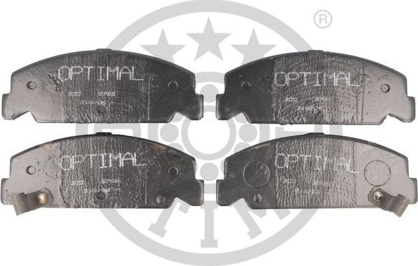 Optimal 9786 - Тормозные колодки, дисковые, комплект unicars.by