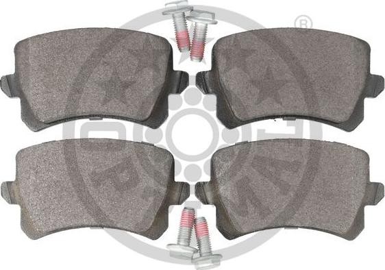 Optimal BP-12334 - Тормозные колодки, дисковые, комплект unicars.by