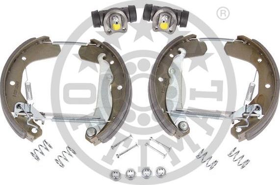 Optimal BK-5037 - Комплект тормозных колодок, барабанные unicars.by