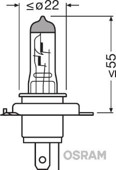 Osram 64193MC - Лампа накаливания, фара дальнего света unicars.by