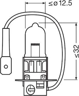 Osram 64156TSP - Лампа накаливания, фара дальнего света unicars.by