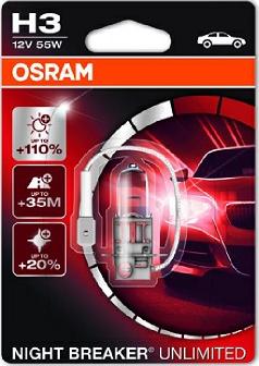 Osram 64151NBU-01B - Лампа накаливания, фара дальнего света unicars.by