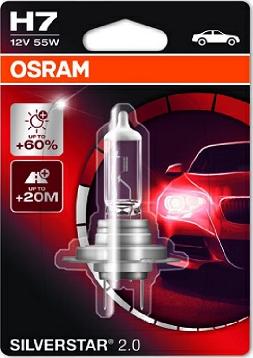 Osram 64210SV2-01B - Лампа накаливания, фара дальнего света unicars.by