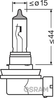 Osram 64211SV2 - Лампа накаливания, фара дальнего света unicars.by