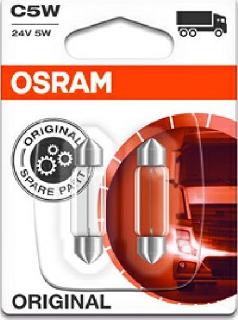 Osram 6423-02B - Лампа накаливания, фонарь освещения номерного знака unicars.by