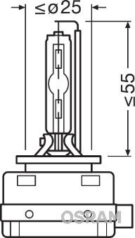 Osram 66140XNL - Лампа накаливания, фара дальнего света unicars.by