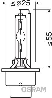 Osram 66240CBI-HCB - Лампа накаливания, фара дальнего света unicars.by