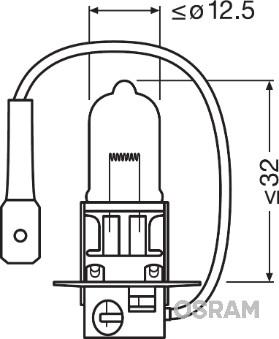 Osram 64156TSP-HCB - Лампа накаливания, фара дальнего света unicars.by