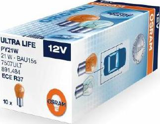 Osram 7507ULT - Лампа накаливания, фонарь указателя поворота unicars.by